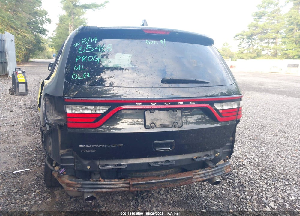 2015 DODGE DURANGO VIN: 1C4RDJAG2FC784671