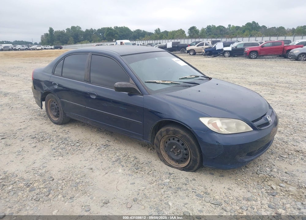 2004 HONDA CIVIC LX VIN: 2HGES16564H617818