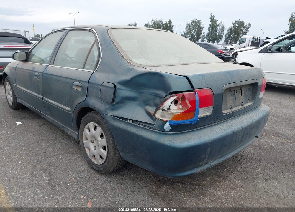 1998 HONDA CIVIC LX VIN: 2HGEJ6674WH516524