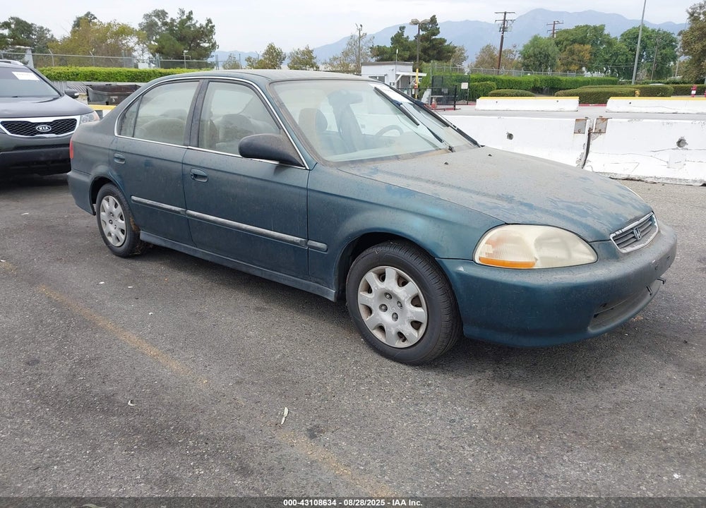 1998 HONDA CIVIC LX VIN: 2HGEJ6674WH516524