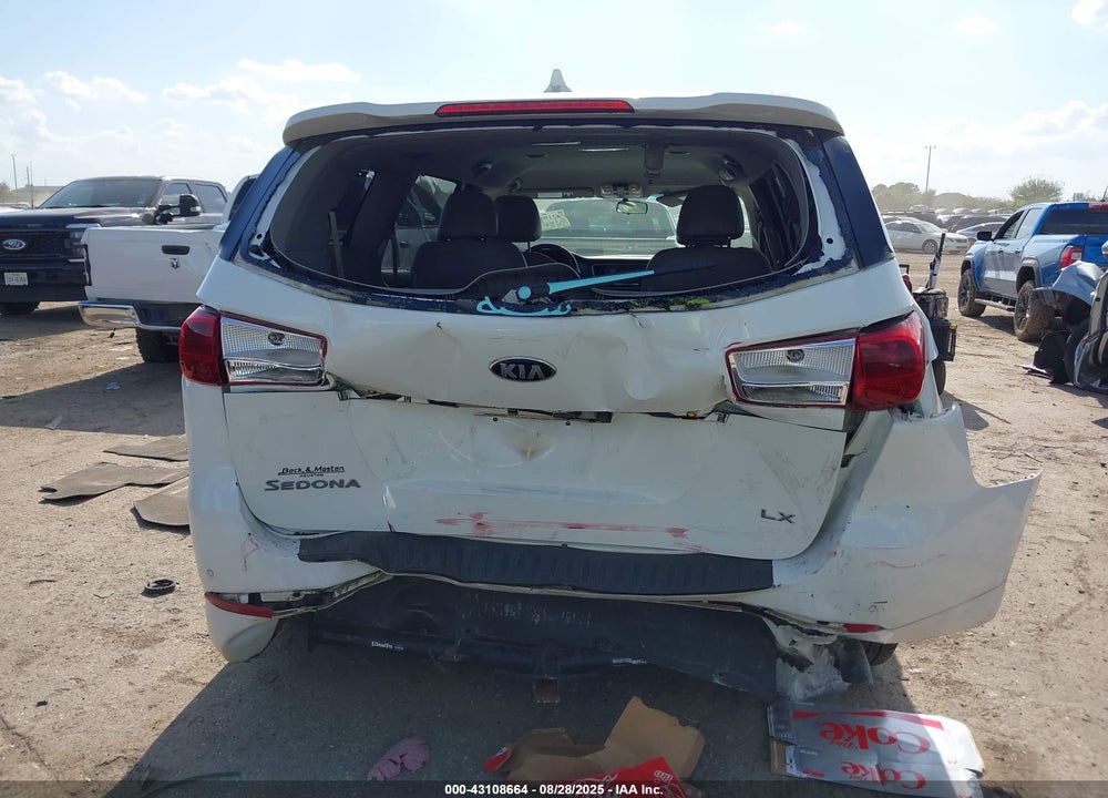 2016 KIA SEDONA LX VIN: KNDMB5C12G6163866