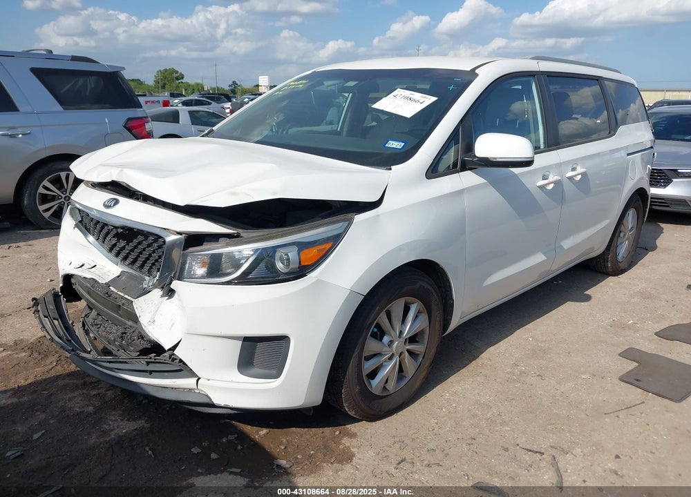 2016 KIA SEDONA LX VIN: KNDMB5C12G6163866