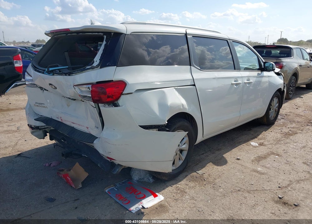 2016 KIA SEDONA LX VIN: KNDMB5C12G6163866