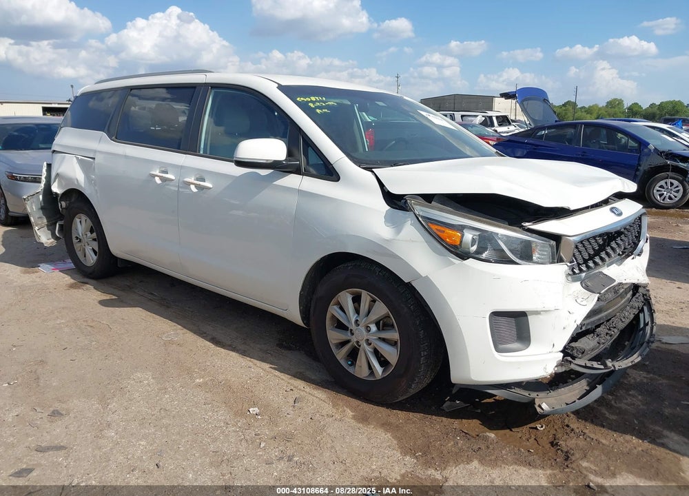 2016 KIA SEDONA LX VIN: KNDMB5C12G6163866