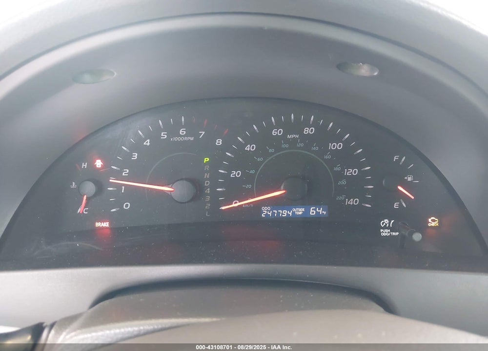2007 TOYOTA CAMRY LE VIN: 4T1BE46K37U189980