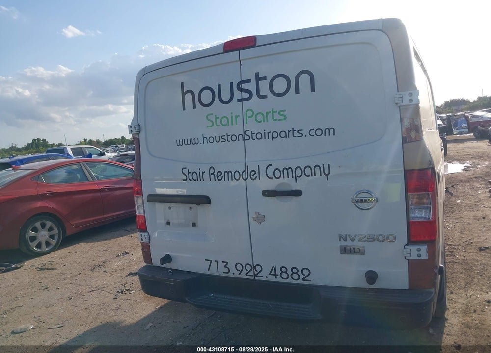 2016 NISSAN NV CARGO NV2500 HD SV V6 VIN: 1N6BF0KY1GN807003