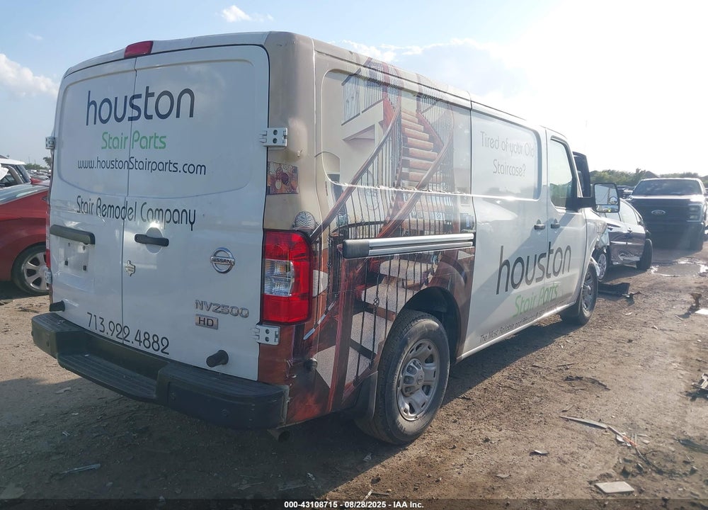 2016 NISSAN NV CARGO NV2500 HD SV V6 VIN: 1N6BF0KY1GN807003