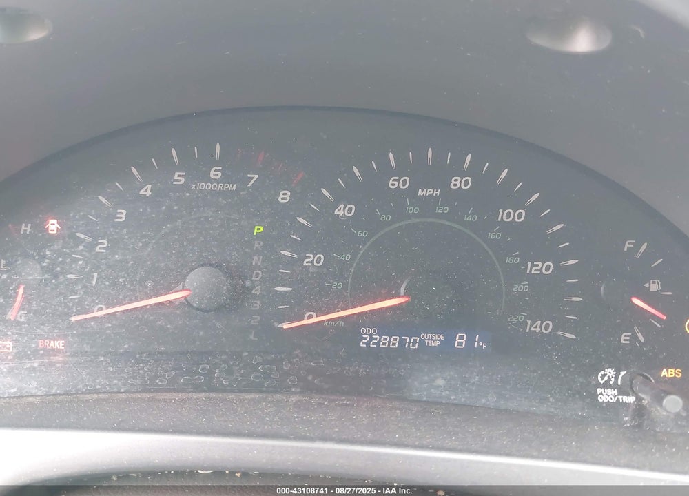 2007 TOYOTA CAMRY CE VIN: 4T1BE46K87U550510
