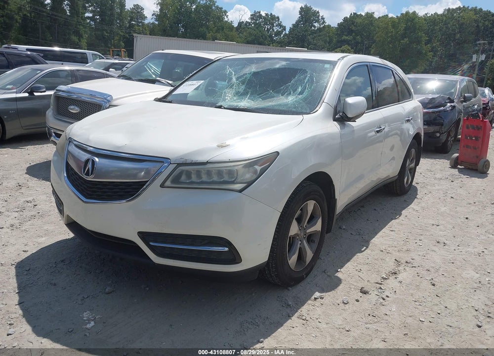 2014 ACURA MDX VIN: 5FRYD4H26EB014397
