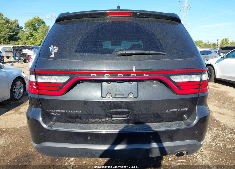 2015 DODGE DURANGO VIN: 1C4RDJDG7FC801850