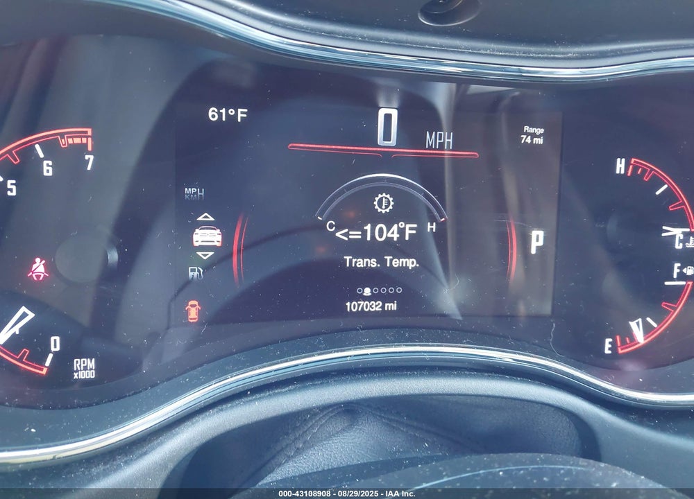 2015 DODGE DURANGO VIN: 1C4RDJDG7FC801850