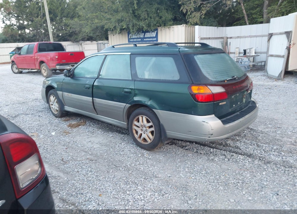 2000 SUBARU OUTBACK VIN: 4S3BH6861Y7619836