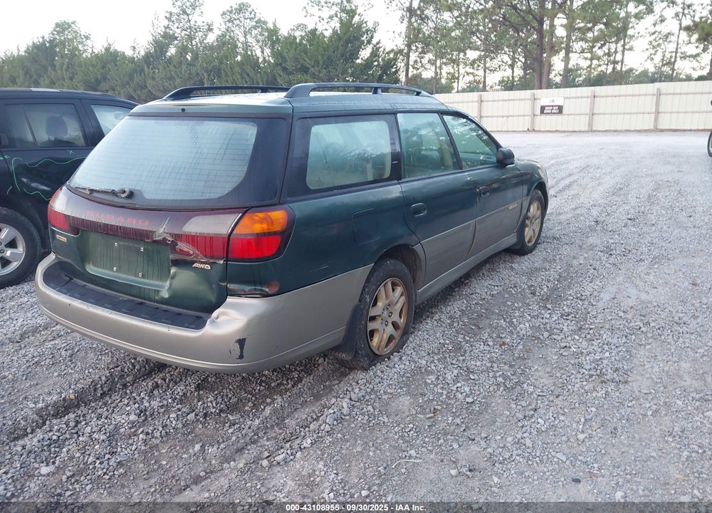 2000 SUBARU OUTBACK VIN: 4S3BH6861Y7619836