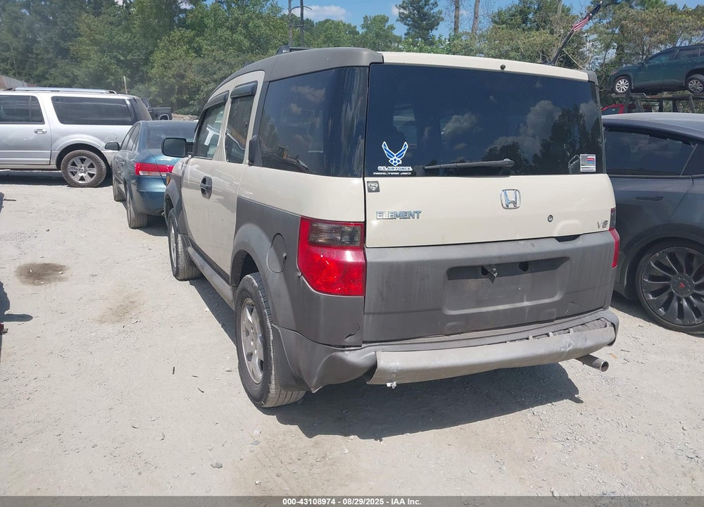 2005 HONDA ELEMENT EX VIN: 5J6YH28655L000382