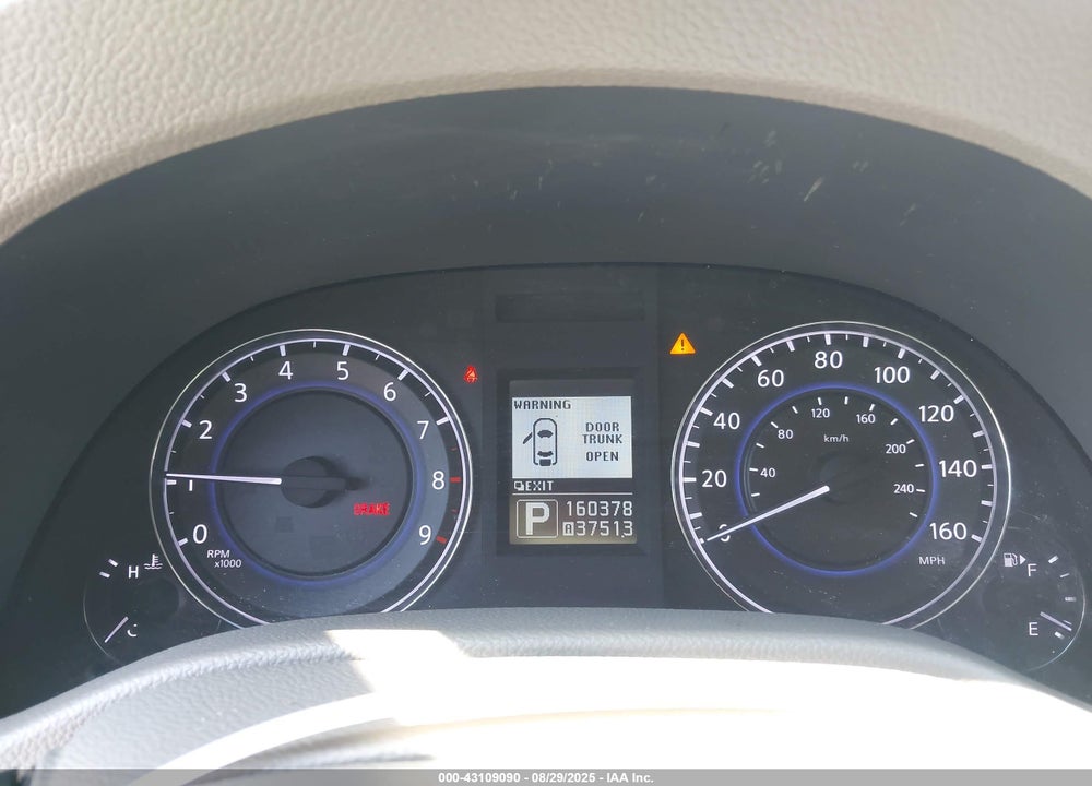 2011 INFINITI G37 VIN: JN1CV6APXBM303685
