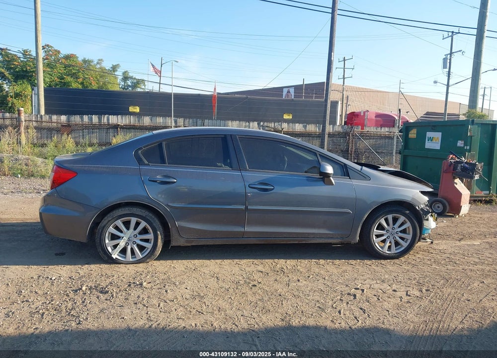 2012 HONDA CIVIC VIN: 19XFB2F85CE036078