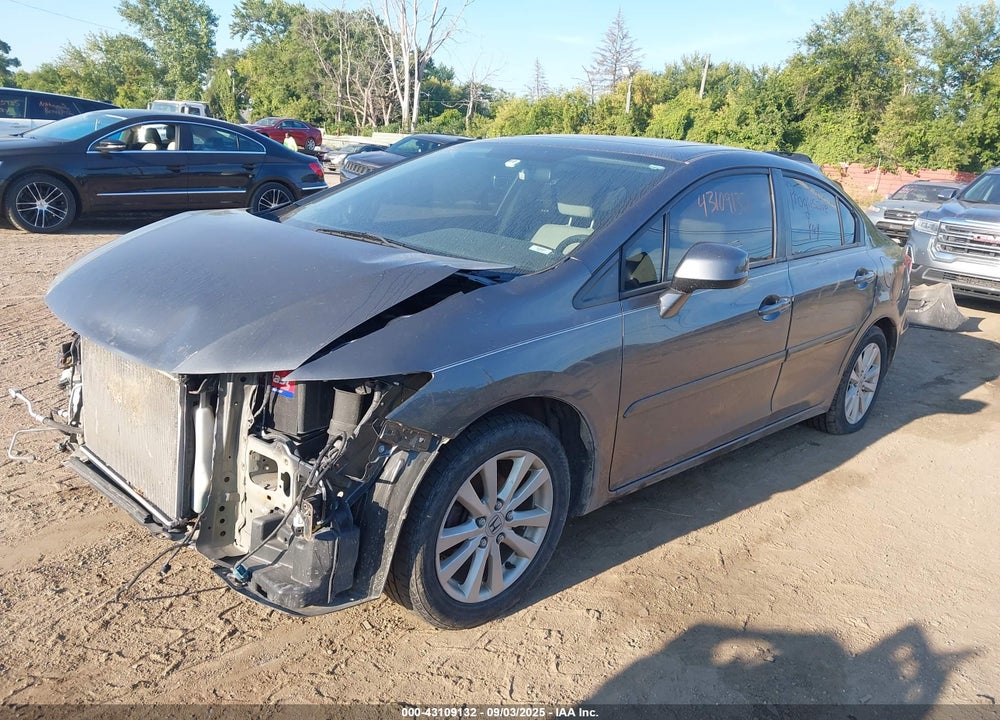 2012 HONDA CIVIC VIN: 19XFB2F85CE036078
