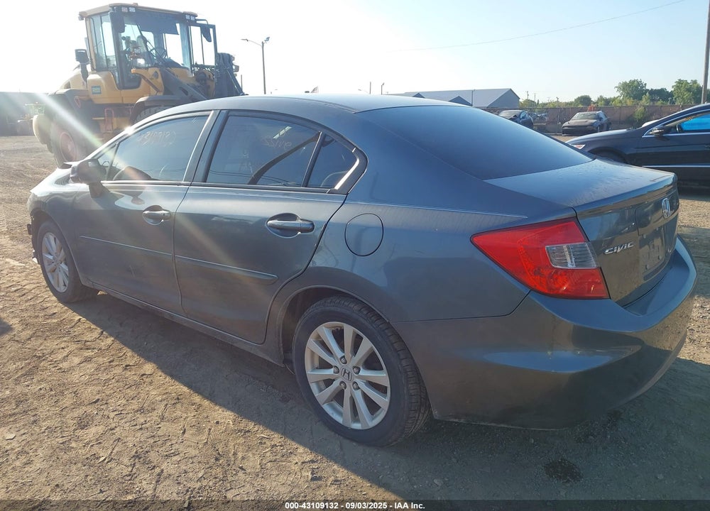 2012 HONDA CIVIC VIN: 19XFB2F85CE036078