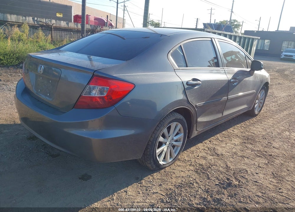 2012 HONDA CIVIC VIN: 19XFB2F85CE036078