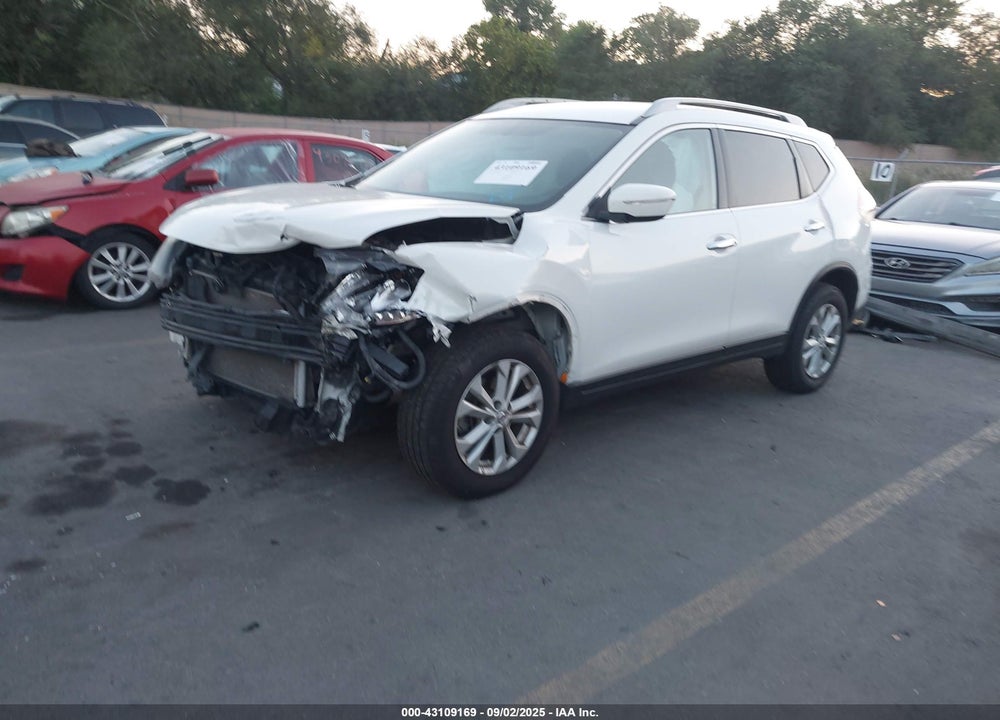 2014 NISSAN ROGUE SV VIN: 5N1AT2MV6EC755216