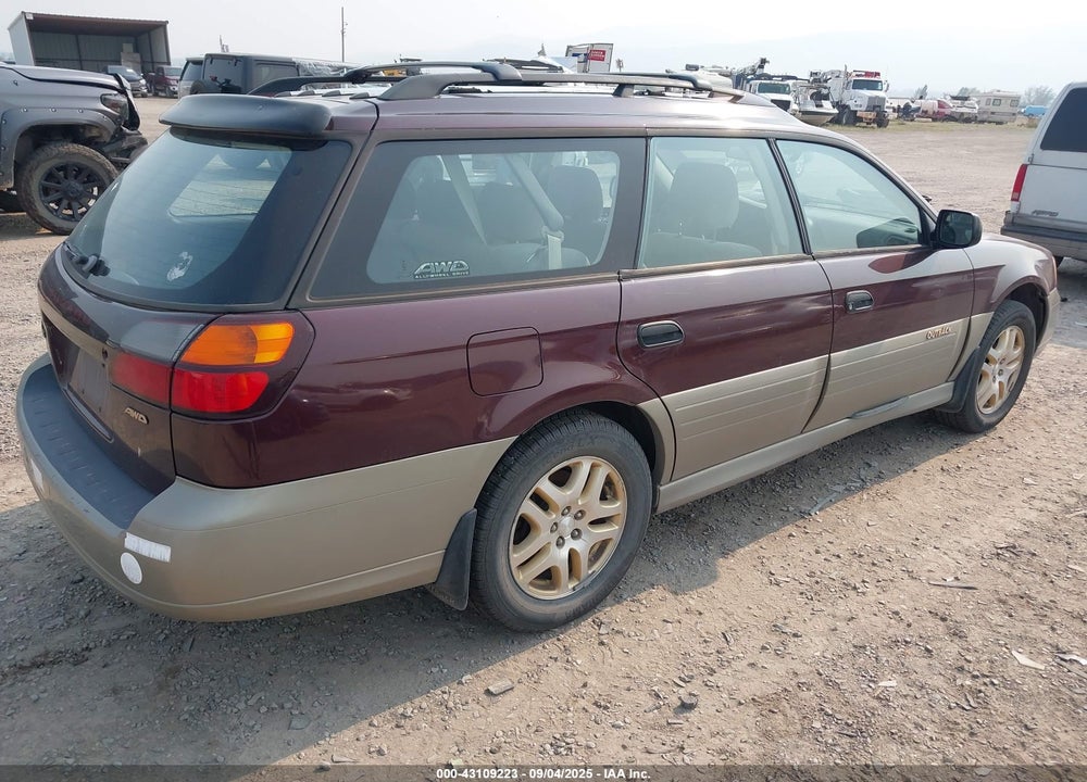2000 SUBARU OUTBACK VIN: 4S3BH665XY7635169