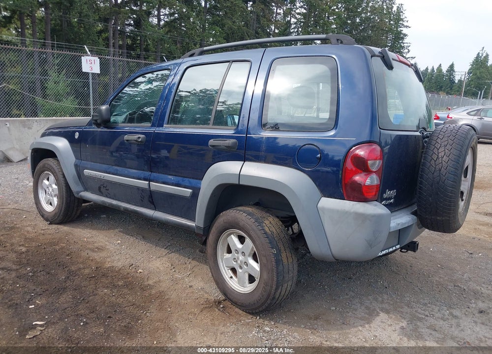2006 JEEP LIBERTY SPORT VIN: 1J4GL48K16W103835