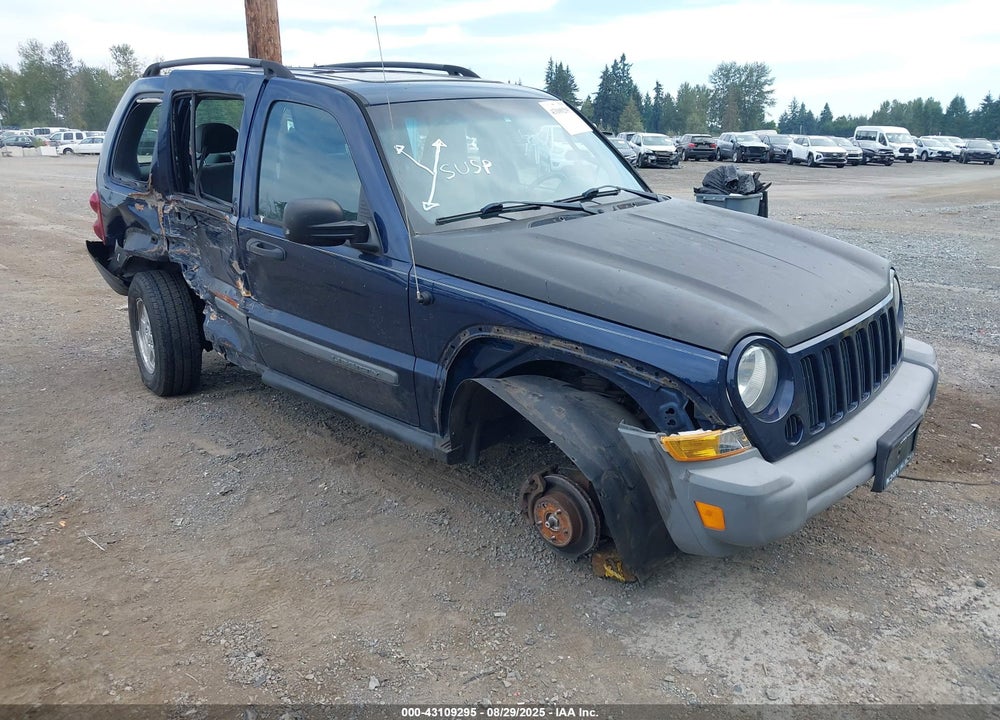 2006 JEEP LIBERTY SPORT VIN: 1J4GL48K16W103835