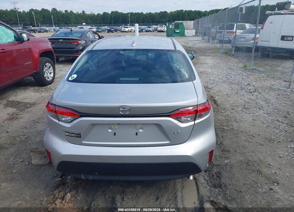 2025 TOYOTA COROLLA LE VIN: 5YFB4MDE6SP347822