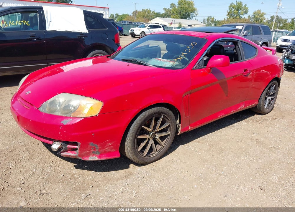 2003 HYUNDAI TIBURON GT V6 VIN: KMHHN65F83U087756