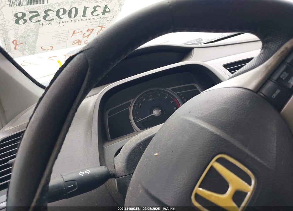 2009 HONDA CIVIC VIN: 2HGFG12959H527890