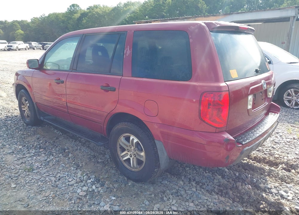 2004 HONDA PILOT EX-L VIN: 2HKYF18624H581770