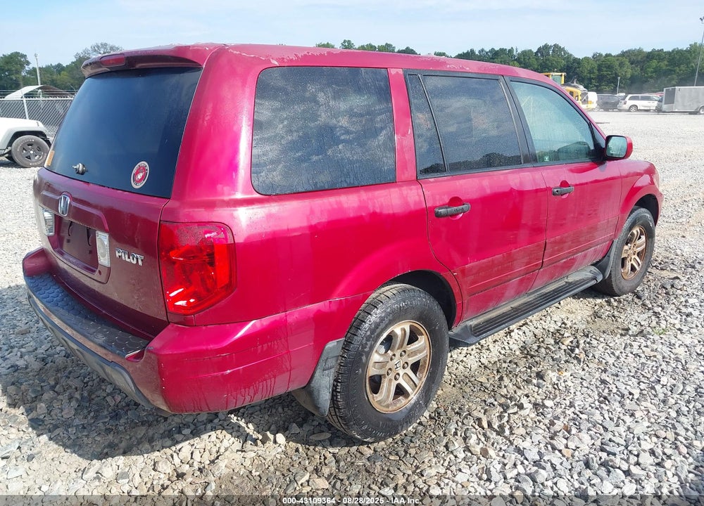 2004 HONDA PILOT EX-L VIN: 2HKYF18624H581770