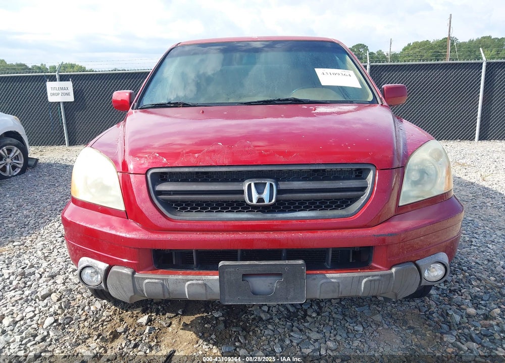 2004 HONDA PILOT EX-L VIN: 2HKYF18624H581770