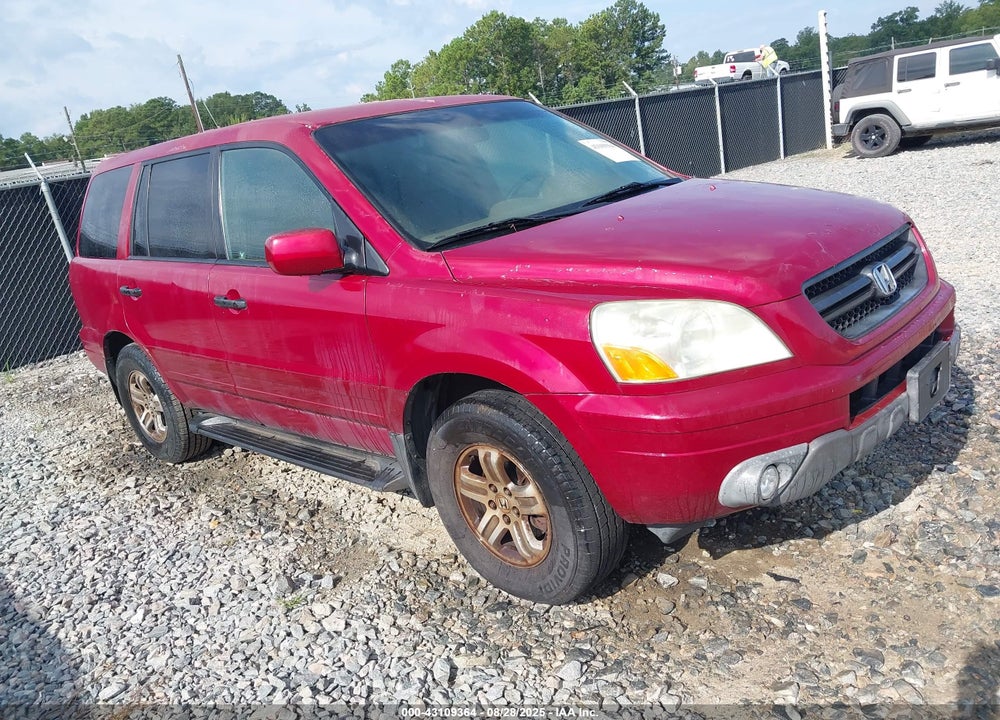 2004 HONDA PILOT EX-L VIN: 2HKYF18624H581770