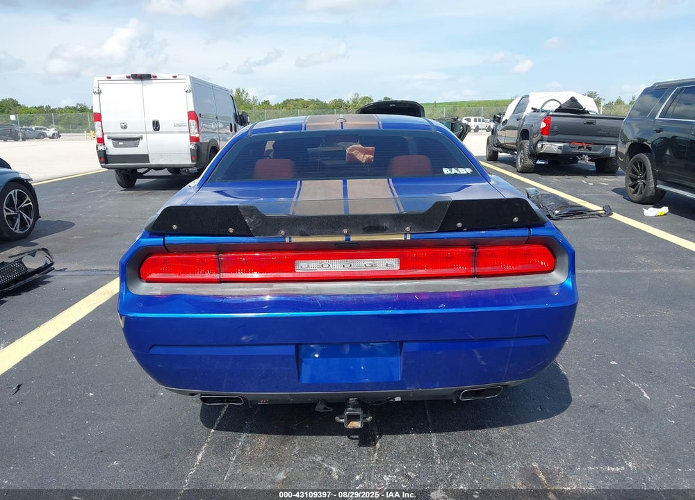 2012 DODGE CHALLENGER SXT VIN: 2C3CDYAG8CH292206