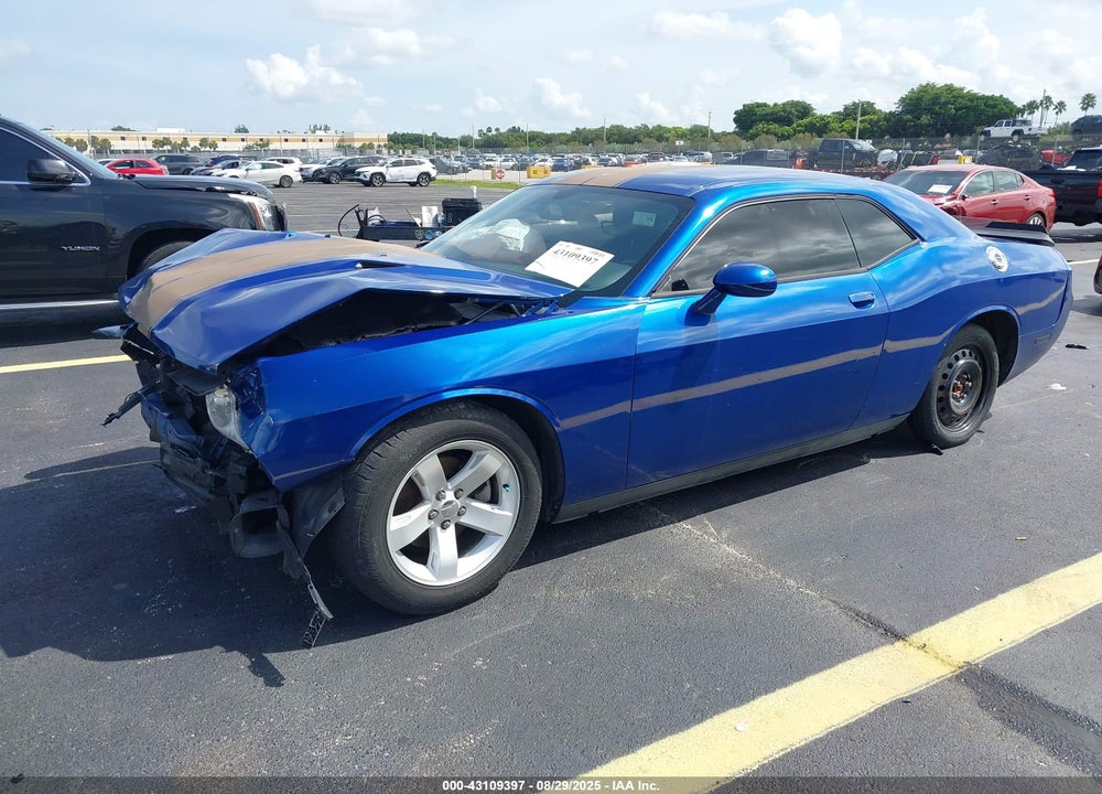 2012 DODGE CHALLENGER SXT VIN: 2C3CDYAG8CH292206