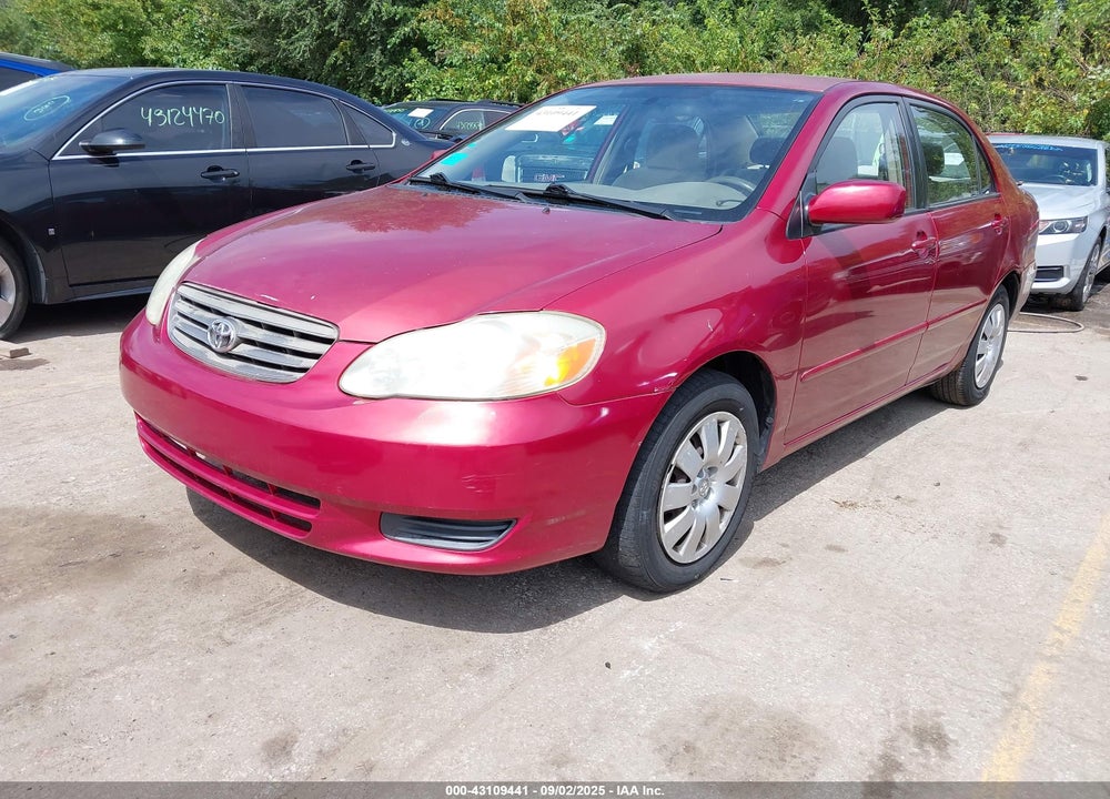 2004 TOYOTA COROLLA LE VIN: 1NXBR38E54Z242292