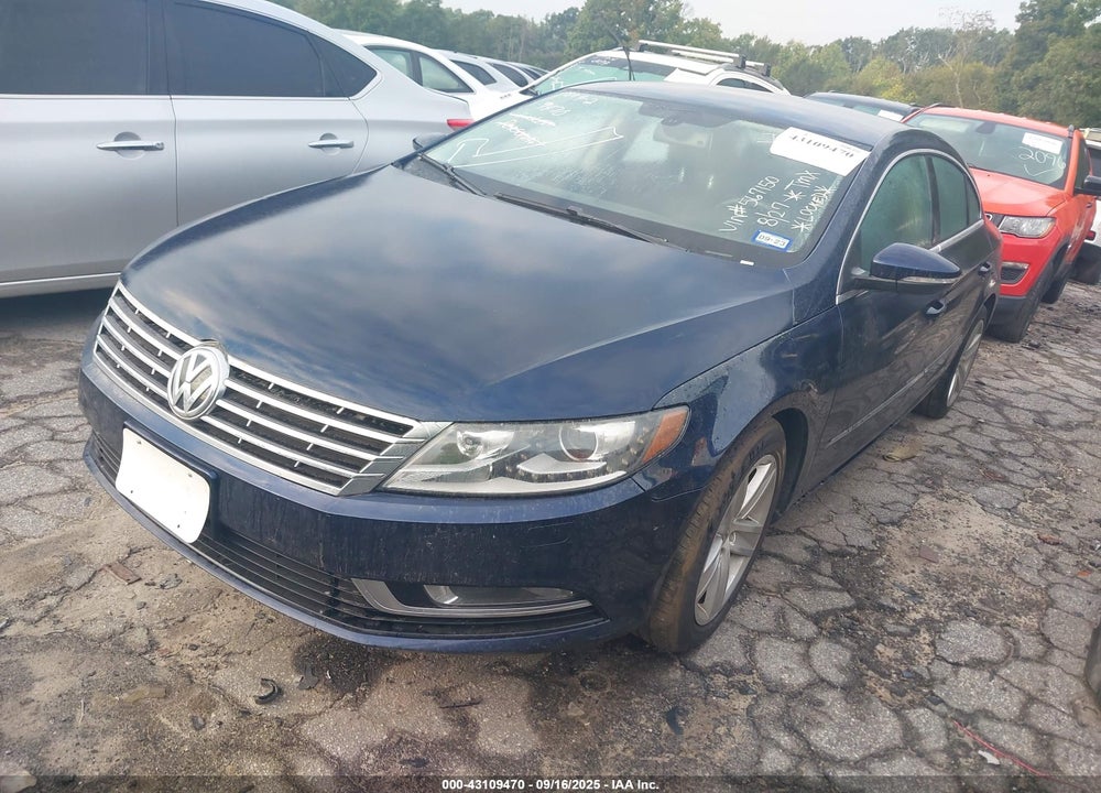 2013 VOLKSWAGEN CC VIN: WVWBP7AN2DE567150