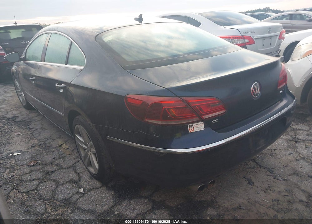 2013 VOLKSWAGEN CC VIN: WVWBP7AN2DE567150