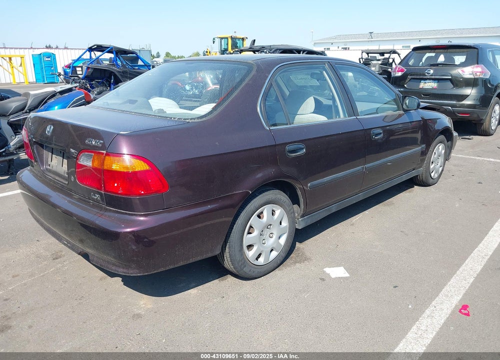 2000 HONDA CIVIC LX VIN: 1HGEJ6671YL065235