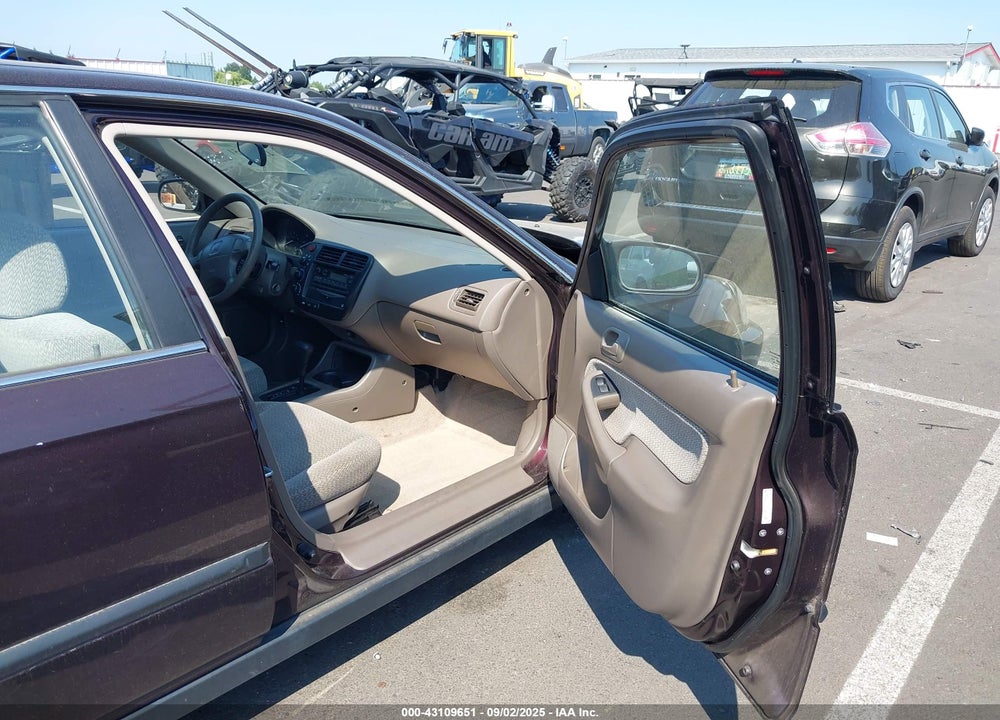 2000 HONDA CIVIC LX VIN: 1HGEJ6671YL065235