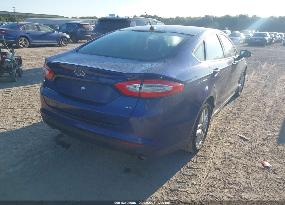 2016 FORD FUSION SE VIN: 1FA6P0H75G5103991