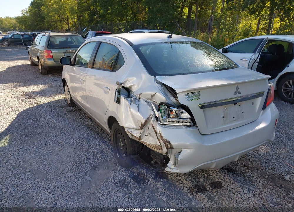 2022 MITSUBISHI MIRAGE VIN: ML32FUFJXNHF06044