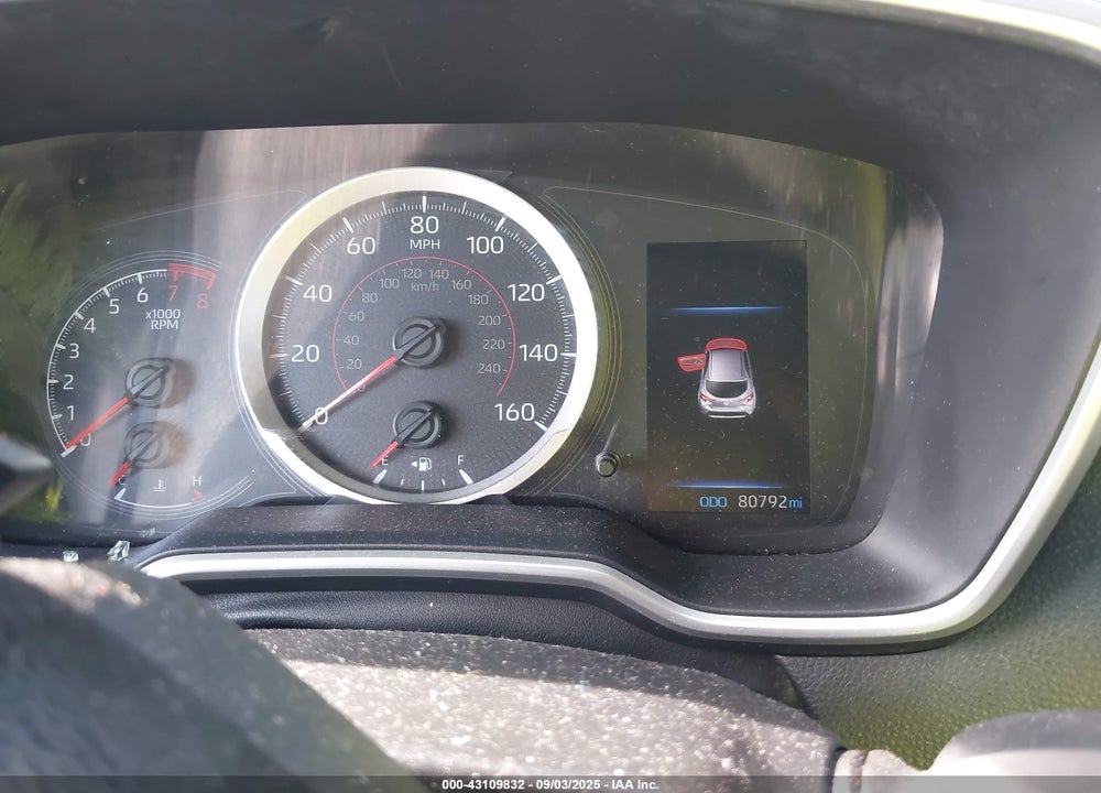 2019 TOYOTA COROLLA SE VIN: JTNK4RBE2K3048820