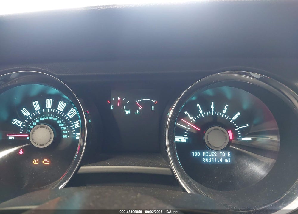 2011 FORD MUSTANG V6 VIN: 1ZVBP8AM9B5138868