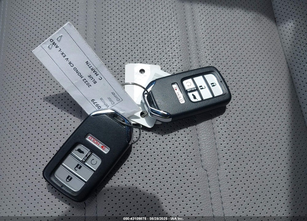 2022 HONDA CR-V AWD EX-L VIN: 2HKRW2H85NH601748