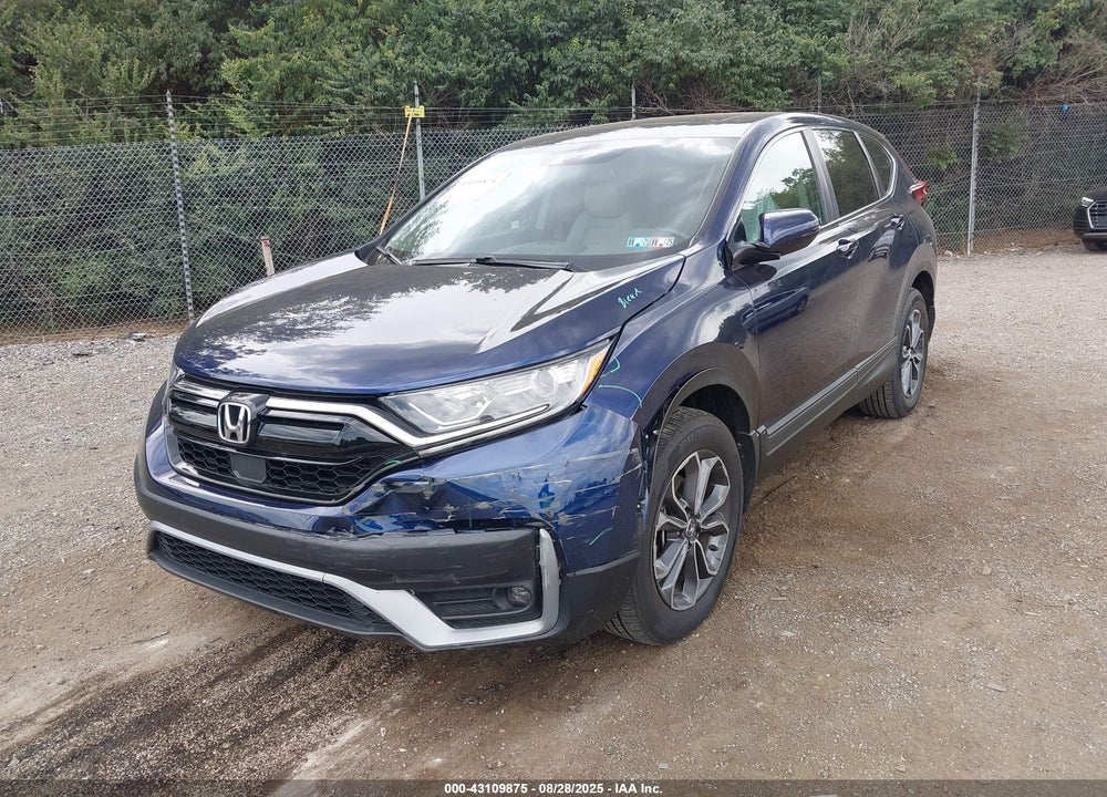 2022 HONDA CR-V AWD EX-L VIN: 2HKRW2H85NH601748