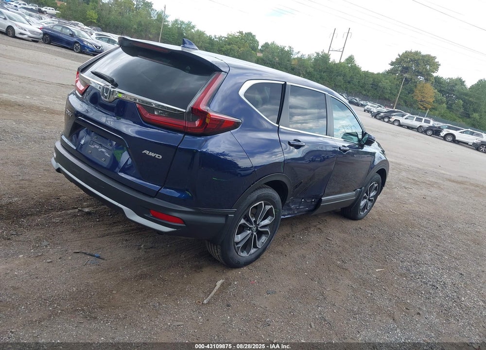 2022 HONDA CR-V AWD EX-L VIN: 2HKRW2H85NH601748