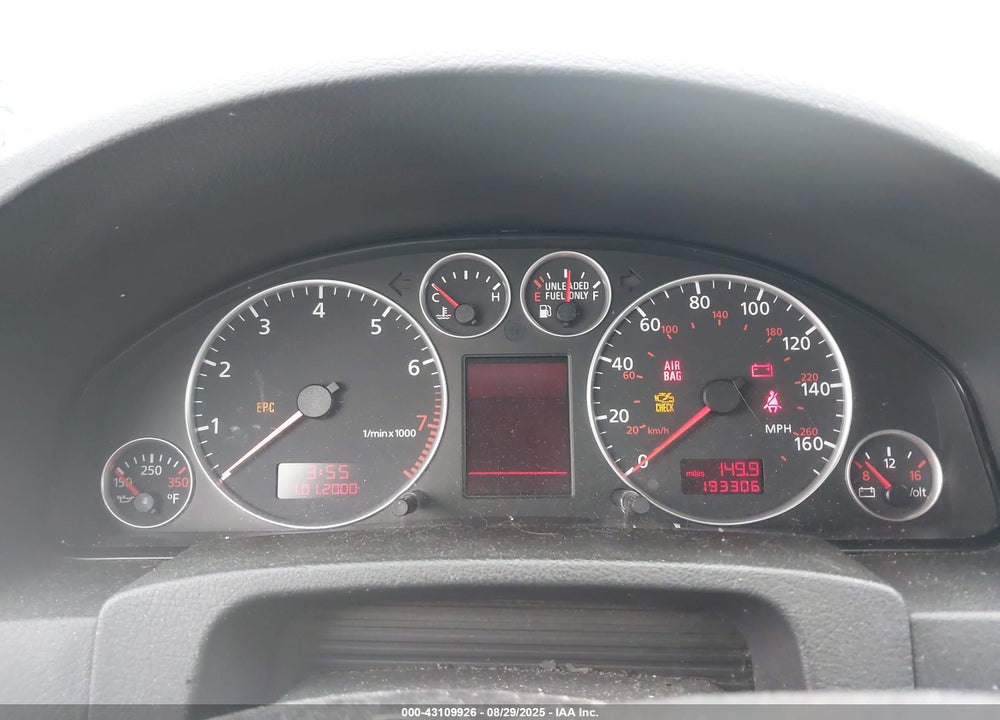 2002 AUDI ALLROAD 2.7L VIN: WA1YD64B62N089806