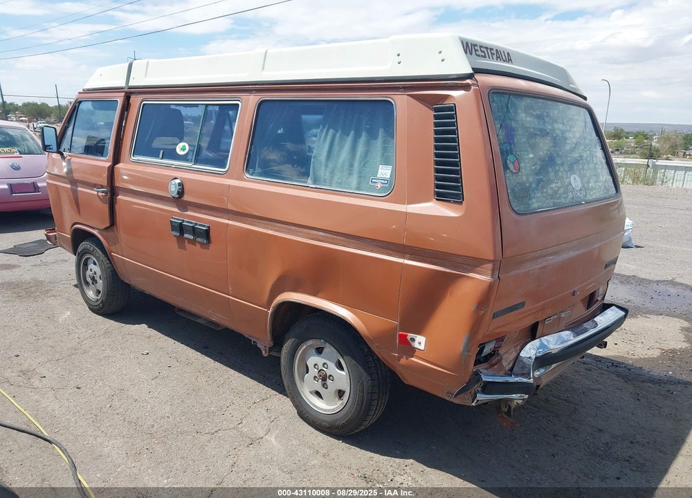 1982 VOLKSWAGEN VANAGON CAMPMOBILE VIN: WV2ZA0259CH054420